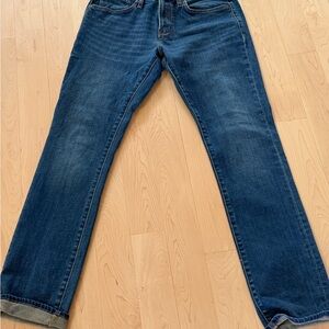 John Varvatos Bowery Deep Blue Straight Men's Jeans 30x32